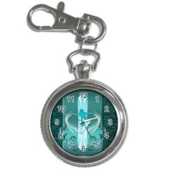 Snowboarder With Snowboard Key Chain Watches by FantasyWorld7