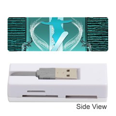 Snowboarder With Snowboard Memory Card Reader (stick) 