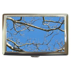 Leafless Tree Branches Against Blue Sky Cigarette Money Cases