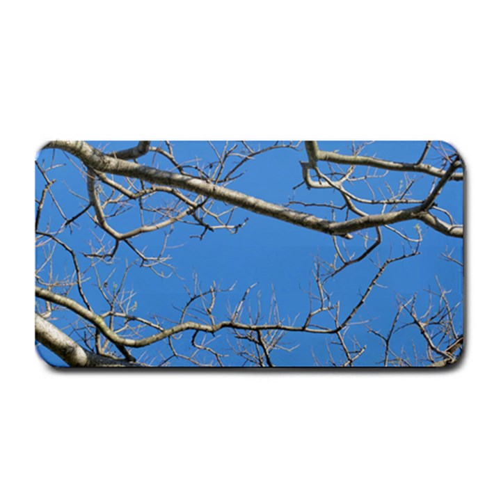 Leafless Tree Branches Against Blue Sky Medium Bar Mats