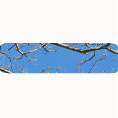 Leafless Tree Branches Against Blue Sky Large Bar Mats by dflcprints