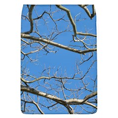 Leafless Tree Branches Against Blue Sky Flap Covers (l)  by dflcprints