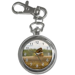 Butterfly Against Blur Background At Iguazu Park Key Chain Watches