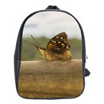 Butterfly against Blur Background at Iguazu Park School Bags (XL)  Front