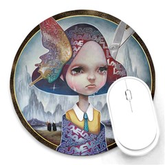 World Peace Round Mousepads by YOSUKE