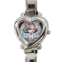 World Peace Heart Italian Charm Watch