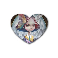 World Peace Rubber Coaster (heart) 