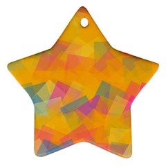 Fading Squares Ornament (star)