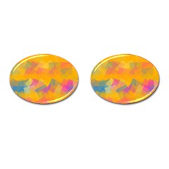 Fading Squares Cufflinks (oval)