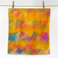 Fading Squares Face Towel by LalyLauraFLM