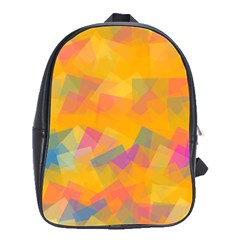 Fading Squares School Bag (large) by LalyLauraFLM