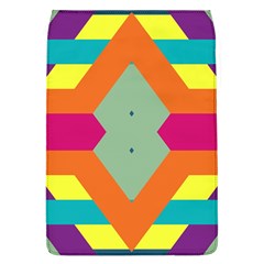 Colorful Rhombus And Stripes Removable Flap Cover (l) by LalyLauraFLM