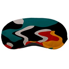 Misc Shapes In Retro Colors Sleeping Mask by LalyLauraFLM