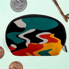 Misc Shapes In Retro Colors Accessory Pouch