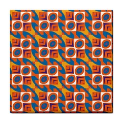 Squares And Other Shapes Pattern Tile Coaster