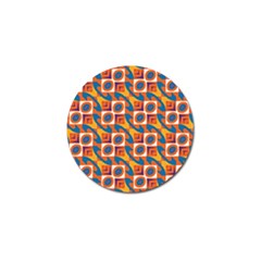 Squares And Other Shapes Pattern Golf Ball Marker (4 Pack) by LalyLauraFLM