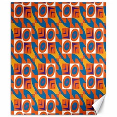 Squares And Other Shapes Pattern Canvas 8  X 10 