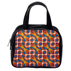 Squares And Other Shapes Pattern Classic Handbag (one Side) by LalyLauraFLM