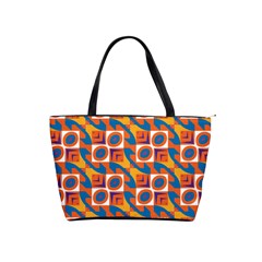 Squares And Other Shapes Pattern Classic Shoulder Handbag by LalyLauraFLM