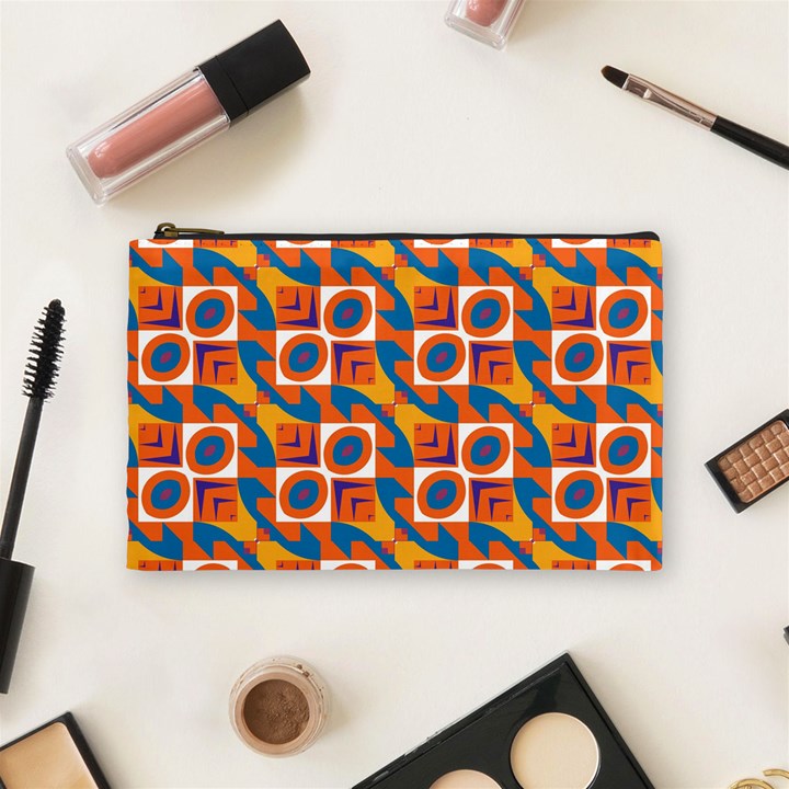 Squares and other shapes pattern Cosmetic Bag (Medium)