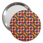 Squares and other shapes pattern 3  Handbag Mirror Front