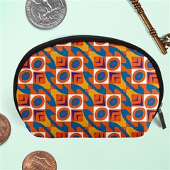 Squares And Other Shapes Pattern Accessory Pouch by LalyLauraFLM