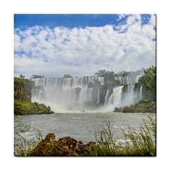 Waterfalls Landscape At Iguazu Park Tile Coasters