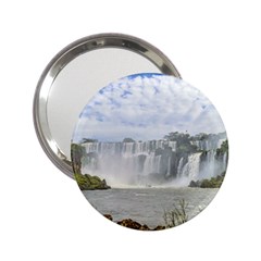 Waterfalls Landscape At Iguazu Park 2 25  Handbag Mirrors