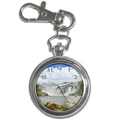 Waterfalls Landscape At Iguazu Park Key Chain Watches by dflcprints