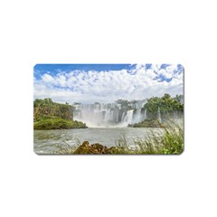 Waterfalls Landscape At Iguazu Park Magnet (name Card)