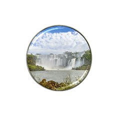 Waterfalls Landscape At Iguazu Park Hat Clip Ball Marker (4 Pack) by dflcprints