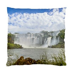 Waterfalls Landscape At Iguazu Park Standard Cushion Case (one Side) 