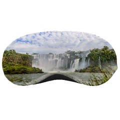 Waterfalls Landscape At Iguazu Park Sleeping Masks by dflcprints