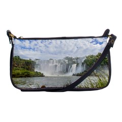 Waterfalls Landscape At Iguazu Park Shoulder Clutch Bags by dflcprints