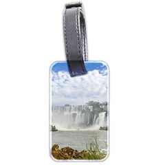 Waterfalls Landscape At Iguazu Park Luggage Tags (two Sides) by dflcprints