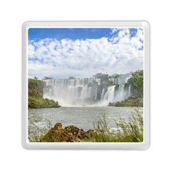 Waterfalls Landscape At Iguazu Park Memory Card Reader (square)  by dflcprints