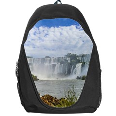 Waterfalls Landscape At Iguazu Park Backpack Bag by dflcprints