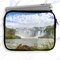 Waterfalls Landscape At Iguazu Park Apple Ipad 2/3/4 Zipper Cases by dflcprints