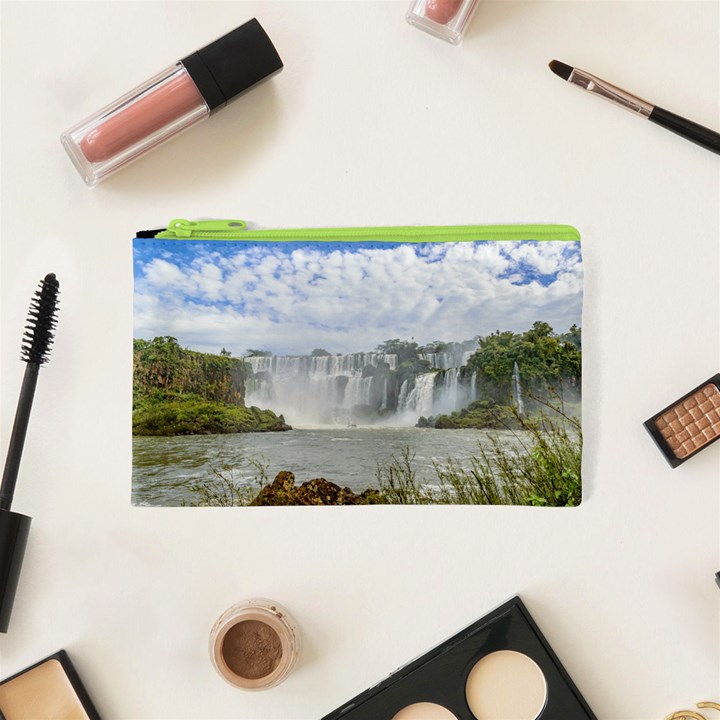 Waterfalls Landscape At Iguazu Park Cosmetic Bag (XS)