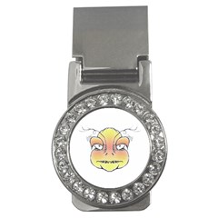 Angry Monster Portrait Drawing Money Clips (cz)  by dflcprints