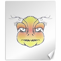 Angry Monster Portrait Drawing Canvas 20  X 24   by dflcprints