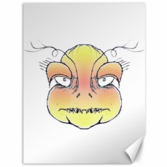 Angry Monster Portrait Drawing Canvas 36  X 48   by dflcprints