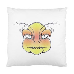 Angry Monster Portrait Drawing Standard Cushion Case (one Side) 