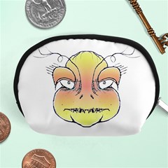 Angry Monster Portrait Drawing Accessory Pouches (medium) 