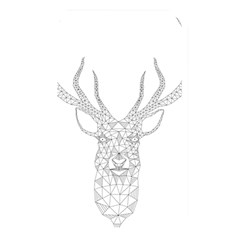 Modern Geometric Christmas Deer Illustration Memory Card Reader by Dushan