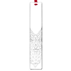 Modern Geometric Christmas Deer Illustration Large Book Marks