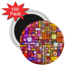 Circles City 2 25  Magnets (100 Pack) 