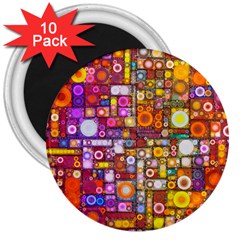 Circles City 3  Magnets (10 Pack) 