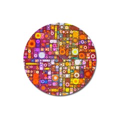 Circles City Magnet 3  (round)