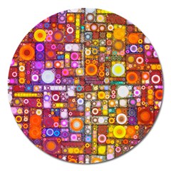 Circles City Magnet 5  (round)